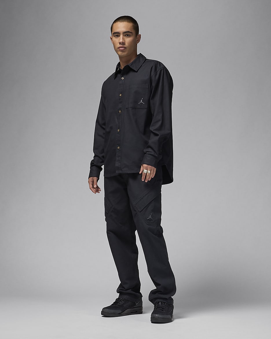 Chemise a boutons Jordan Essentials pour homme. Nike BE